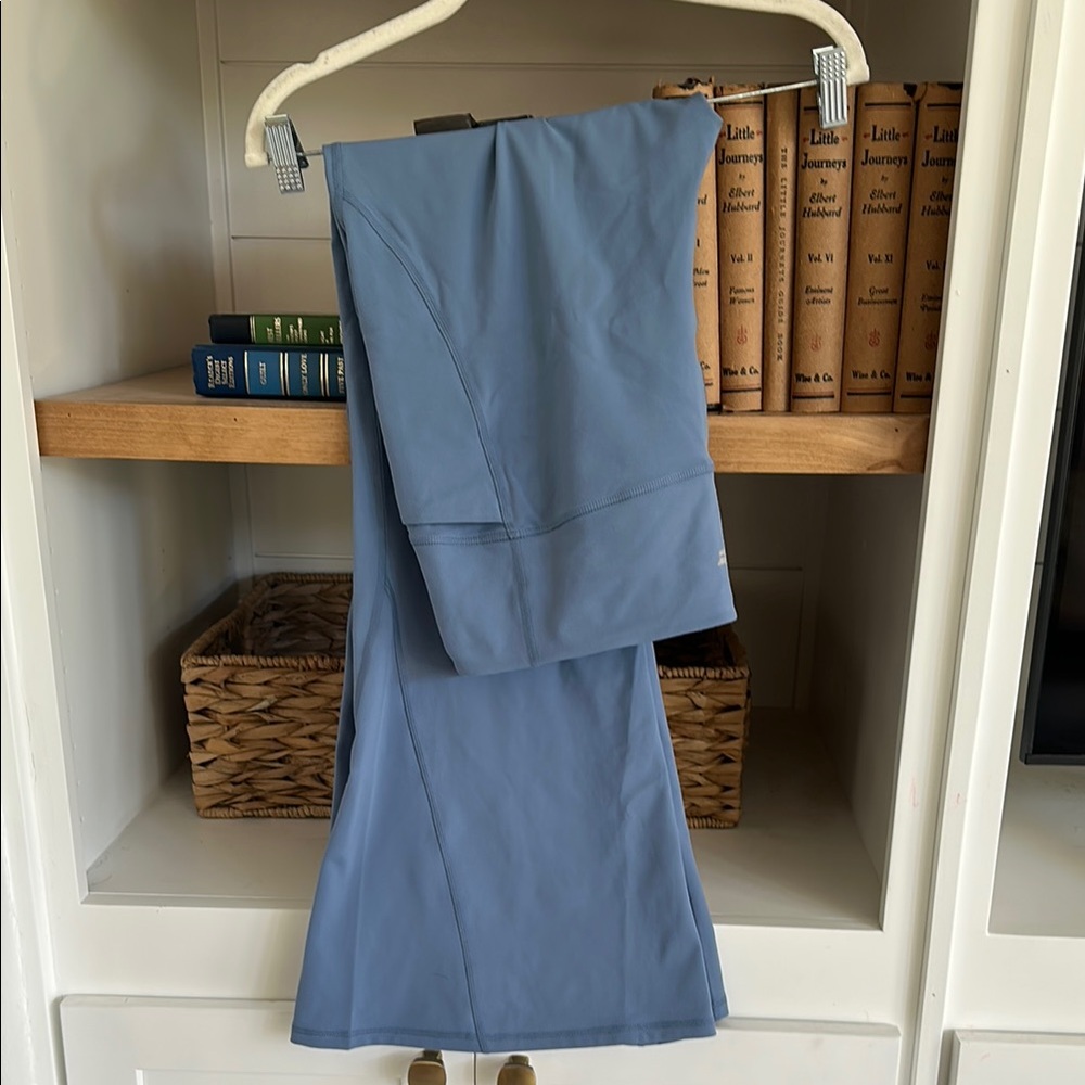 Fabletics Light Blue Bell Bottom of PureLuxe Pants XL
